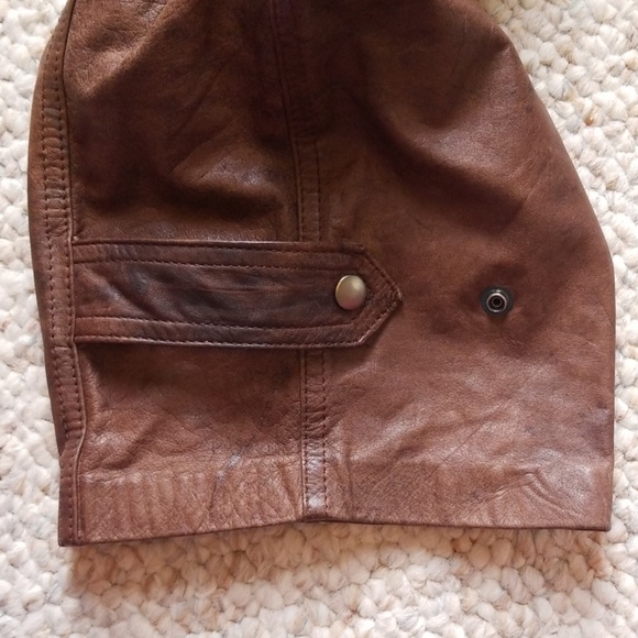 Avanti Brown Leather Pants - Picture 16 of 16